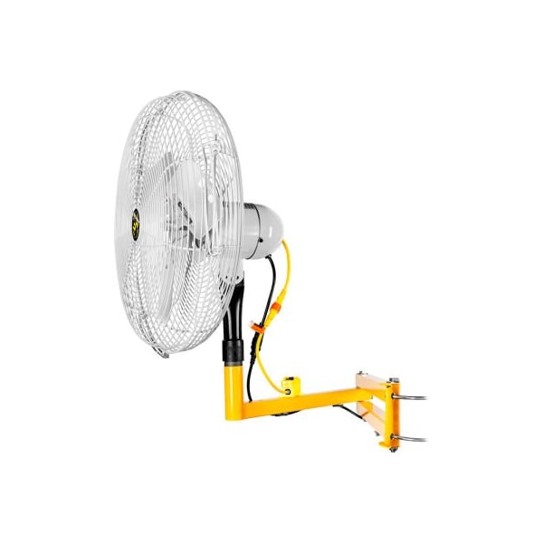 Hunter Fan Co. Jan Fan Jan Fan 20in Drop Cord Switch Articulating Dock & Door Fan, 2 Speed, Silver, 3PK JF-AAM20-DCS-S - main